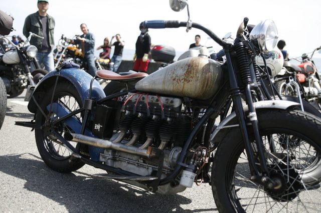 画像2: 来場者もツワモノぞろいだ!BIKE BUILD OFFの駐車場の風景