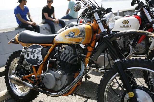 画像7: 来場者もツワモノぞろいだ!BIKE BUILD OFFの駐車場の風景