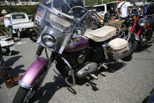 画像3: 来場者もツワモノぞろいだ!BIKE BUILD OFFの駐車場の風景