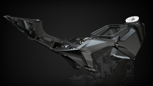 画像: Superbike 1299 Panigale Sのモノコックフレーム www.ducati.co.jp