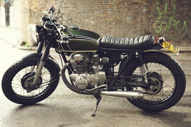 画像: HONDA CB350 kickstart.bikeexif.com