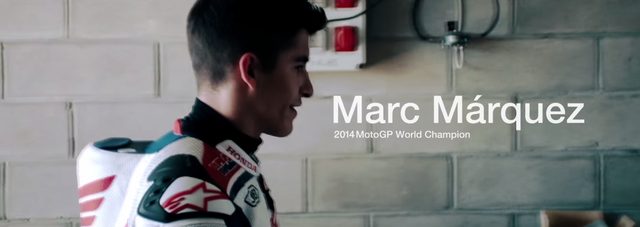 画像: やはり。2014年MotoGP世界チャンピオンのマルク・マルケス youtu.be