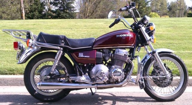 画像: 1977年型のCB750A(輸出仕様)。排気系が4-1から、4-2へ変更されています。 forums.sohc4.net