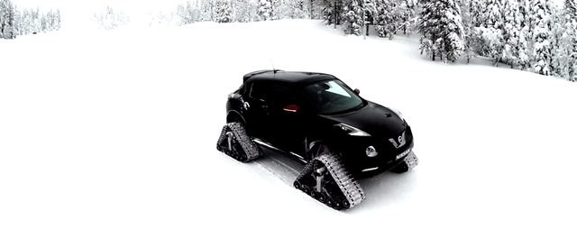 画像1: 見た目のインパクト大!雪山でも走れる車NISSANの「JUKE NISMO RSnow」!
