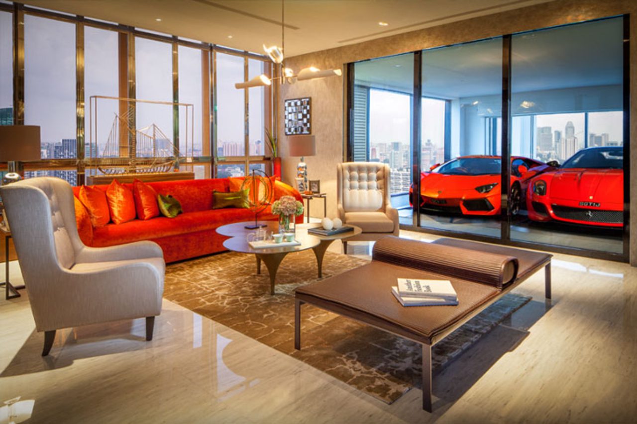 Private Luxury Penthouse Condos With Parking And Private Car Showroom