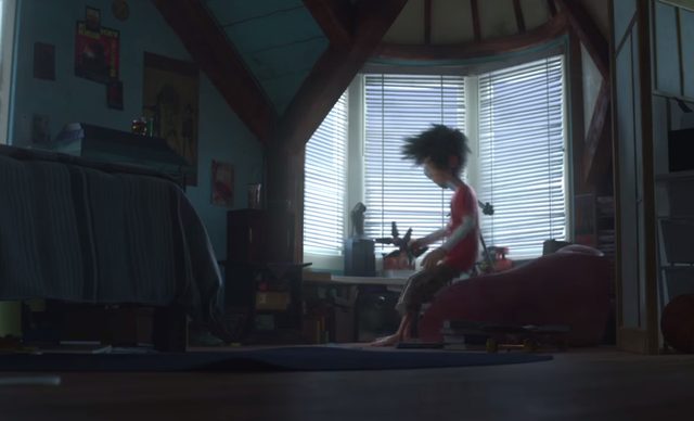 画像: 兄の死という受け入れがたい喪失感に苛まれるヒロ www.disney.co.jp