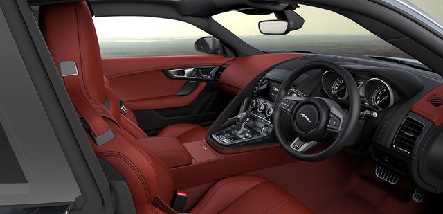 画像: 「ジャガー Fタイプ」インテリア www.jaguar.co.jp