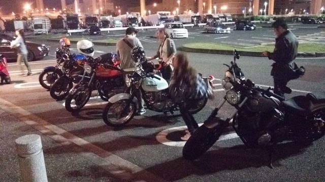 画像1: ナイトツーリングスタート