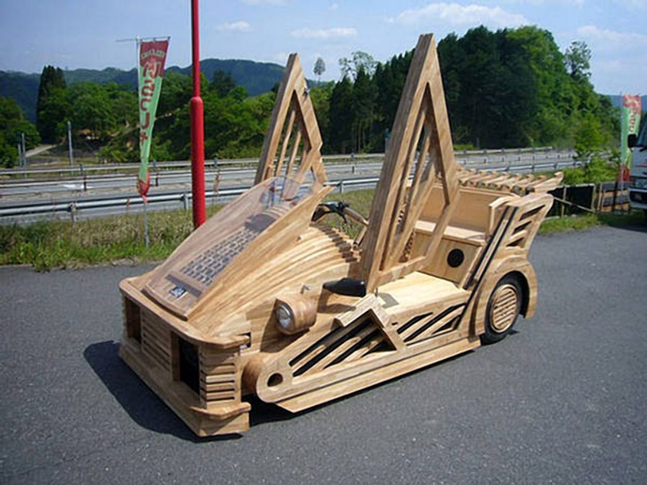 【希少】木製　スポーツカー アンティーク　約50cm 9bf03fa5e75cd1d4d5ca3691848fb0