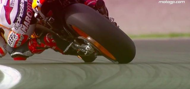 画像: 空力によるダウンフォースが働いていないMotoGP