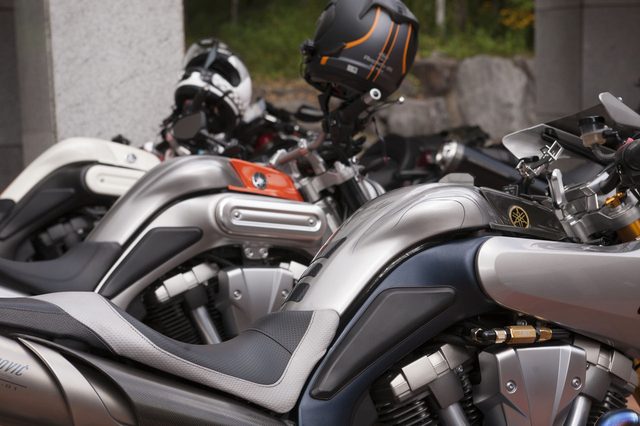 画像: 大きなMT-01が並ぶと迫力がある。
