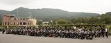 画像: 総勢63台。3列で並べてもこれだけのスペースが必要だった。