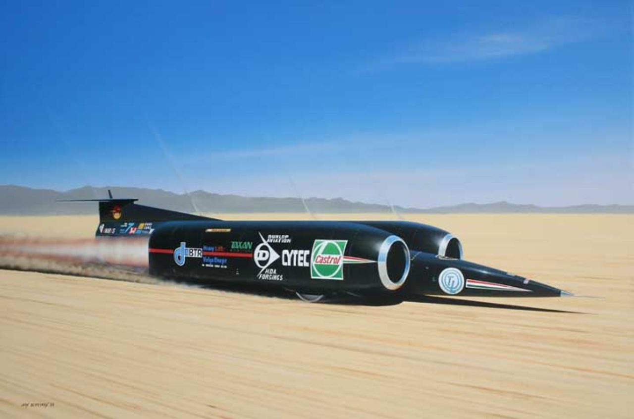 ボンネビル最高速スラストTHRUST SSC 763.035 MPH ボンネビル最高速スラストTHRUST SSC 763.035 MPH Thrust SSC