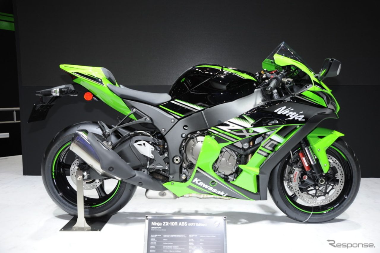 東京モーターショー15】カワサキ Ninja ZX-10R ABS5年ぶりのモデル
