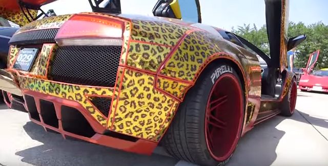画像2: みてください!このド派手なランボルギーニ ムルシエラゴ!!!w