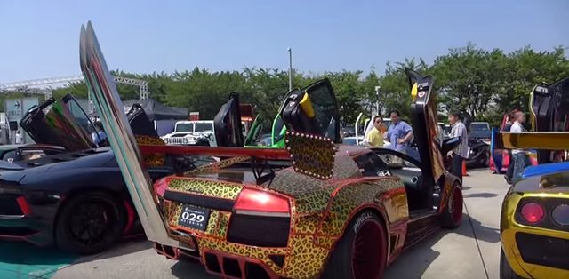 画像4: みてください!このド派手なランボルギーニ ムルシエラゴ!!!w