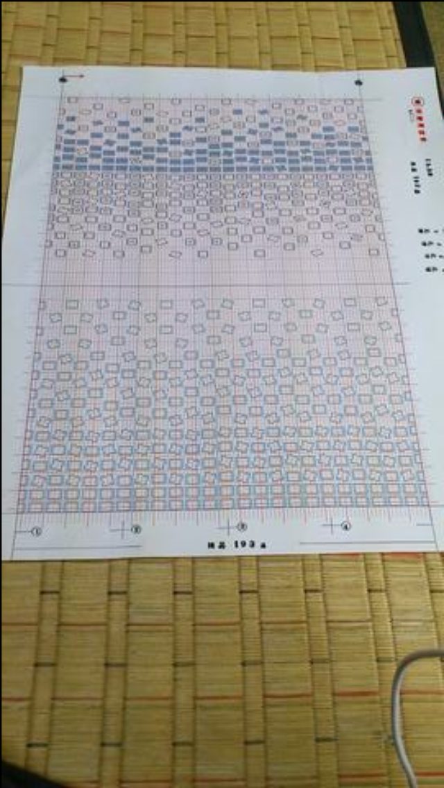 画像: 柄を表した図案 tsumugiseinenbu.amamin.jp