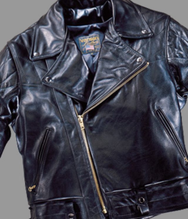 画像: VansonのトラディショナルなUSモデル www.vansonleathers.com