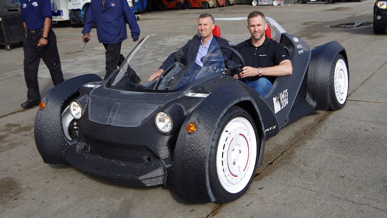 画像: World's First 3D Printed Car Constructed In Chicago youtu.be