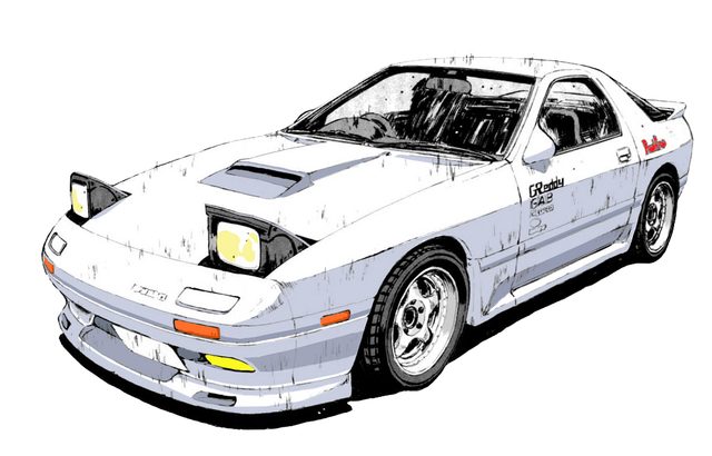 サークルkサンクス限定!!】 新劇場版「頭文字D」ミニカー