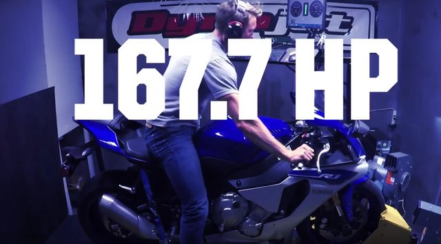 画像: YAMAHA YZF-R1 後輪出力 167.7馬力 www.youtube.com
