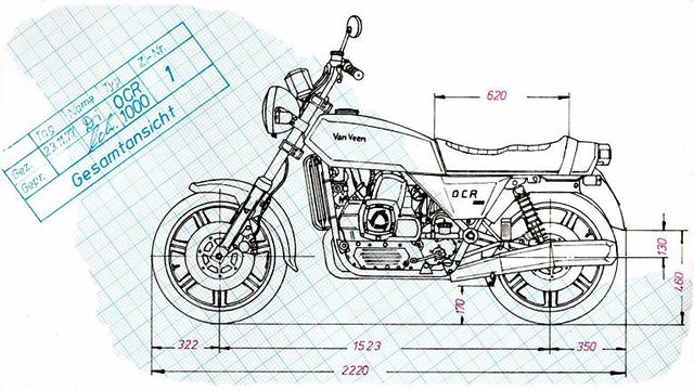 画像: OCR1000の横からの図。ホイールベースは1523mmと、なかなか大柄だったことがわかります。 www.kreidlerdatabase.nl