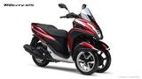 画像: トリシティ125マットレッド TRICITY 125は第二種原動機付自転車(原付第二種)です。『AT小型限定普通自動二輪免許』以上の二輪免許で運転可能です。 www.yamaha-motor.co.jp