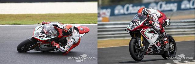 画像: 左 開幕戦 シールドのナンバー横にAMGのロゴ 右 第2戦 AMGのロゴは見当たらない it.motorsport.com