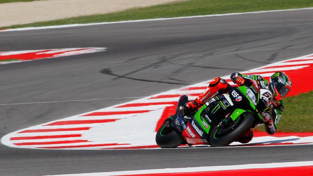 画像: 好調を維持しているT.サイクス(カワサキ)は初日3位でした。 photos.worldsbk.com