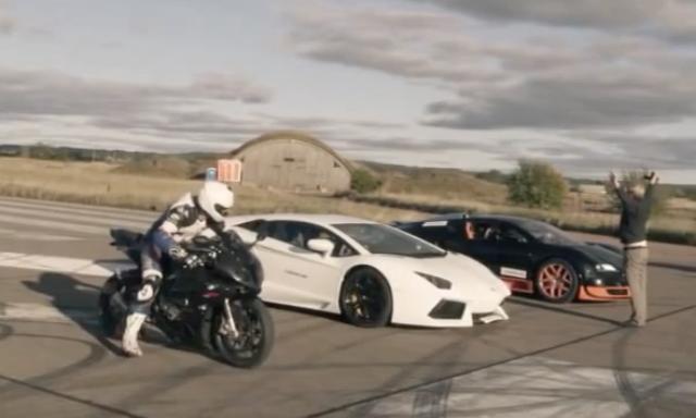 画像1: 【動画】“強者たちの戦い”加速が速いのはブガッティ・ヴェイロン ?BMWS1000RR?