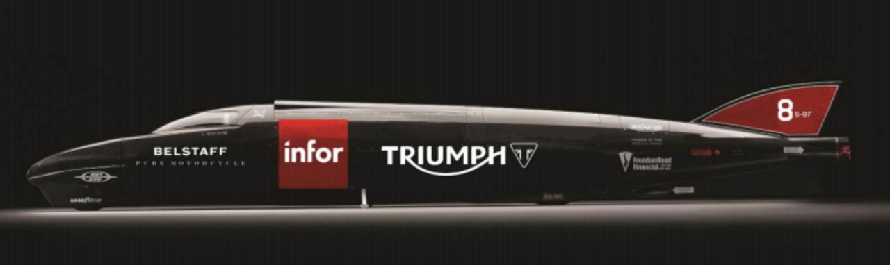 画像1: トライアンフは世界最高速度樹立に向けて新たなる発進をします!!!