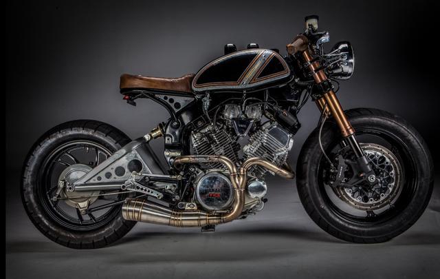 画像1: 米国カスタムビルダーMotoRelic のVirago500がメカメカ。