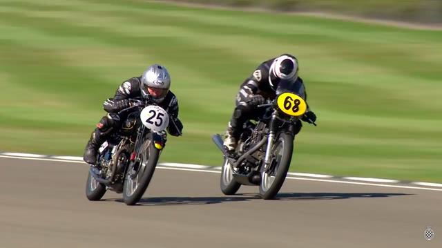 画像: #25はメッチャ速い、ラッジのOHV4バルブ単気筒。土曜日のレースウィナーでした。 www.youtube.com