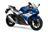 画像: クリスタルブルーメタリック/パールグレッシャーホワイト。これぞスズキ!GSX!!っていう象徴的なカラーですね!