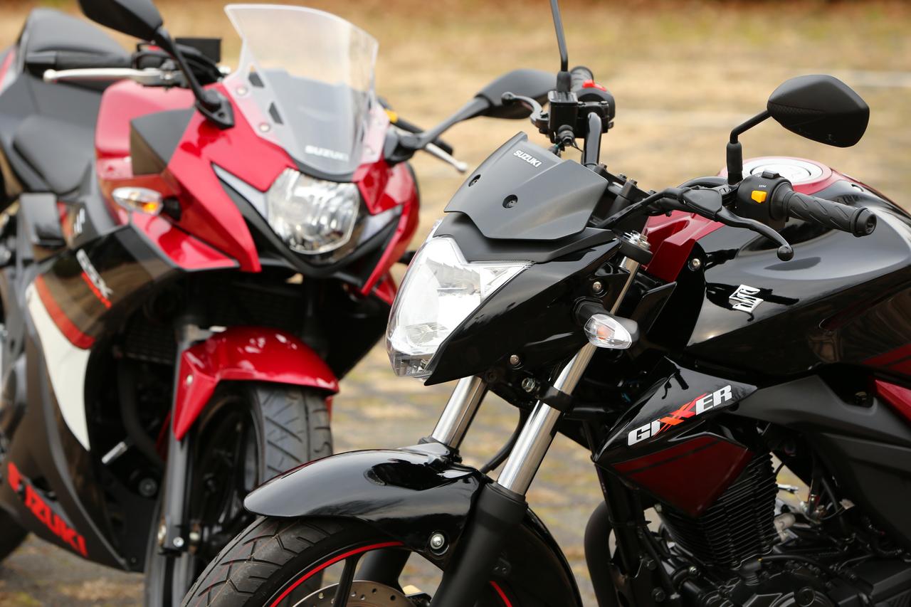 画像15: スズキのジクサー&GSX250R
実車比較で『買い!』はどっちだ!?