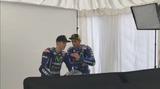 画像: ロッシ「いいか、先輩に恥かかせるんじゃないぞ。それがMotoGPで生き残るために大事なスキルだ・・・」。ビニャーレス「・・・はい、わかりました」。 ※妄想で書いてます。実際の会話とはカンケーありません。 www.youtube.com