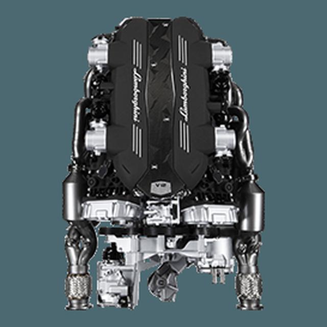 画像: 【エンジン】6.5 リットル V12 シリンダー、740馬力での最大出力8,400 rpmのエンジンは、高回転時に非常に簡単に坂道を上り、また素早く反応するといった特徴を持っています。2.9秒で0から時速100キロに達する驚異的な加速は、スーパーカーのセグメントに於ける真の基準になったAventador S Coupé のごく一部しか語りません。 www.lamborghini.com
