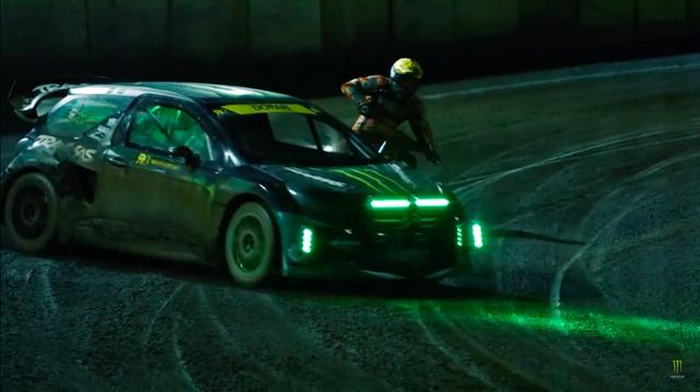 画像: ターボ付き2.0リッターエンジンを搭載し、0-60mph(約96.56km/h)の到達速度が2秒!!! というモンスターマシン、シトロエンDS3 RXに挑むスピードウェイマシン! www.youtube.com