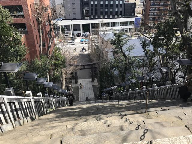 画像: 最後の階段を上りきった上からの景色。 たっかーーい!!