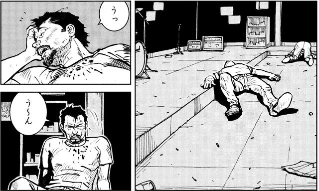 画像1: 悪友との再会に泥酔した年甲斐もない男二人。