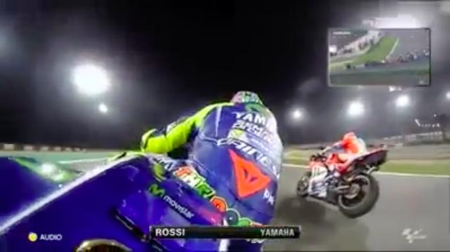 画像: 1コーナーへ飛び込んでいきます。 www.facebook.com