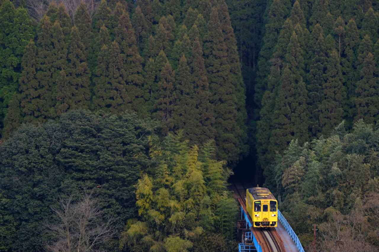 画像: ■XF50-140ｍｍF2.8R LM OIS WR　絞りF6.4　1/320秒　WB：オート　ISO400 ※久大本線･引治－豊後中村