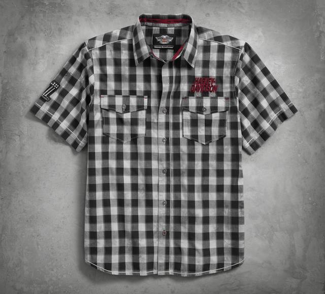 画像: Chain Stitch Plaid Shirt ¥11,300-
