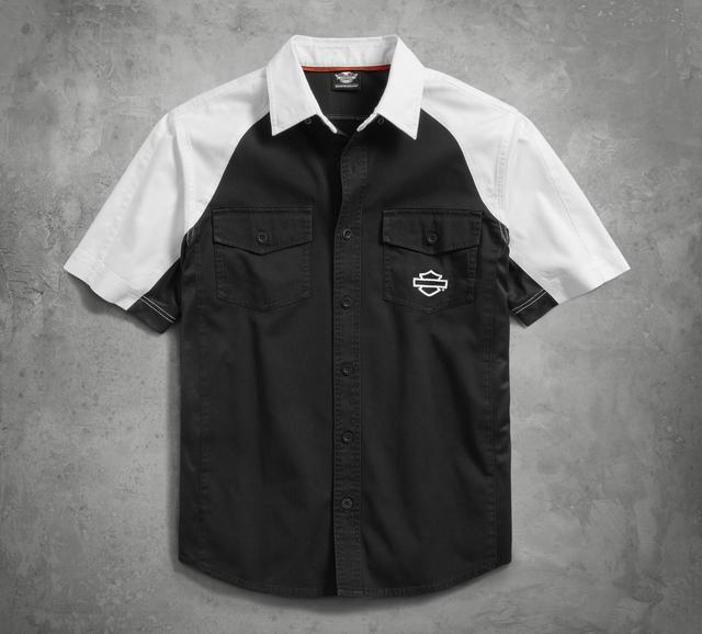 画像: Performance Vented Contrast Shirt ¥12,100-