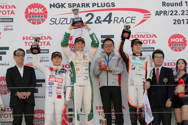 画像: 開幕戦鈴鹿2&4では中嶋一貴が優勝、山本尚貴が2位、国本雄資が3位