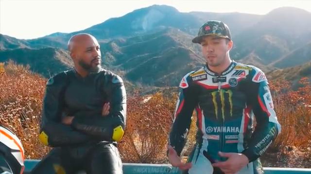 画像: 右のとっぽい兄ちゃんが、ヤマハYZF-R1に乗りモトアメリカ・スーパーバイククラスのランク8位を獲得したジョシュ・ヘリンです。 www.youtube.com