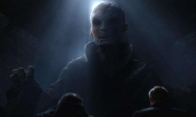 画像: この人いったい誰?という疑問が残ったままの最高指導者スノーク starwars.disney.co.jp