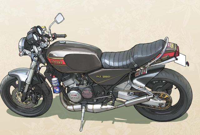 画像3: 会社に隠れてバイク通勤をする野崎の愛車はYAMAHA RZ250