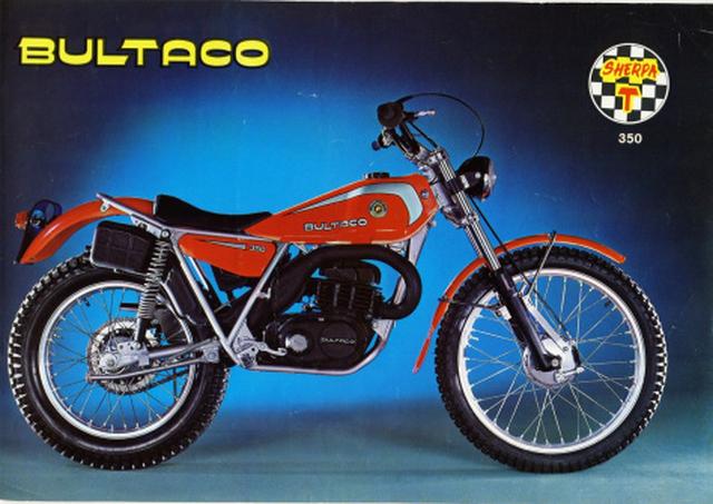 画像: トライアルに2ストロークを導入したBultaco Sherpa T trialsguru.files.wordpress.com