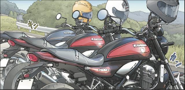 画像: 3人、同じ日に同じバイクを買ったことが縁で、こうして走りに来ている。